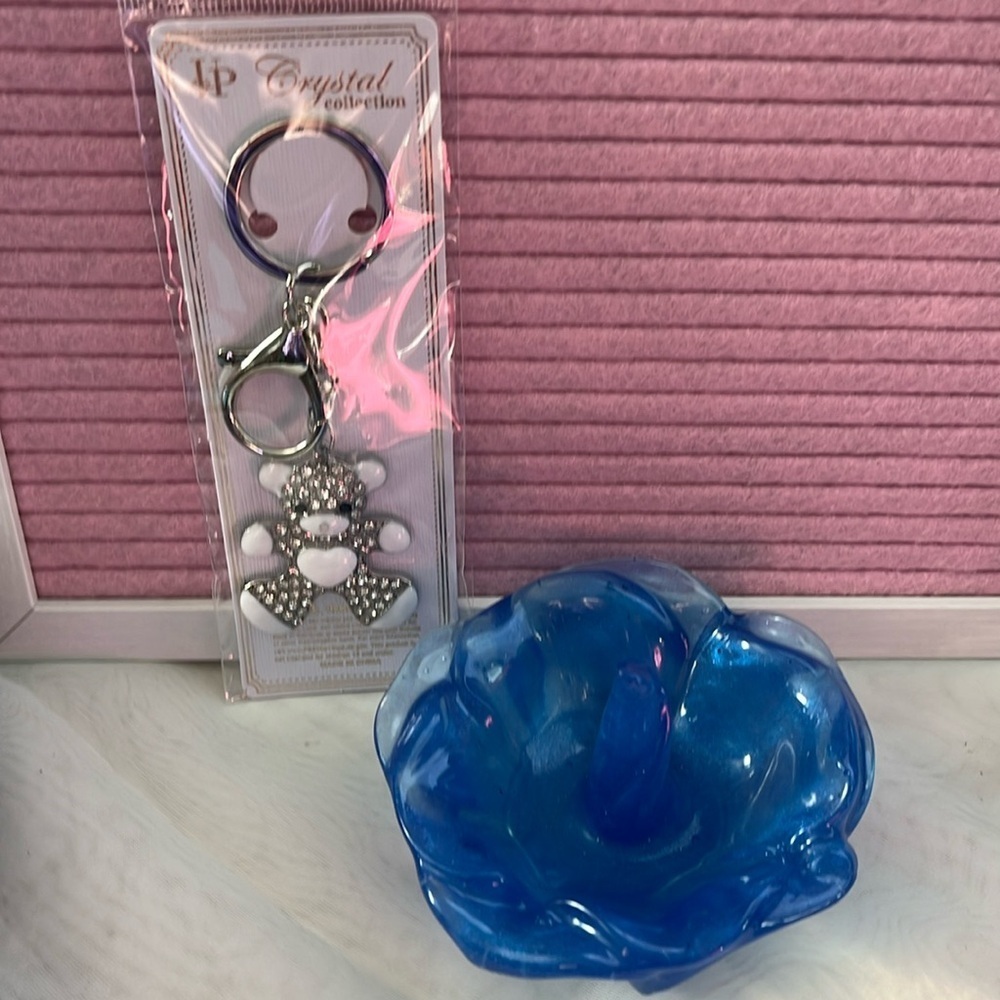 Pick (1) Bear Keychain and Handmade Ring Holder - Picture 2 of 6